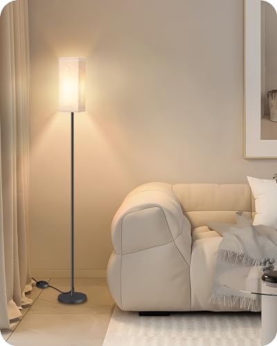 Minimalist 64.6" Floor Lamp, Pole with Foot Switch, Modern Kit