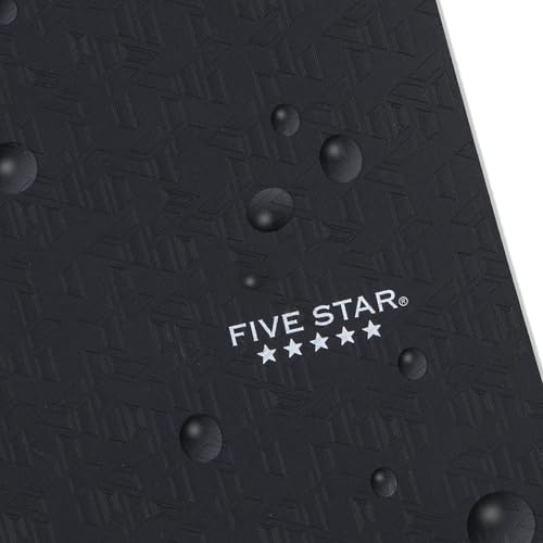 upgraded Five Star 2-Pocket Folder, Plastic Folder with Stay-Put Tabs, Fits