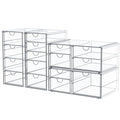 Modern caktraie Makeup Organizer Storage With 16 Drawers, 4 Pcs Kit