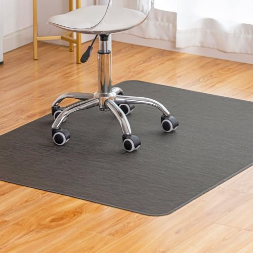 Modern Office Chair Mat for Hardwood Floor Under Desk Set