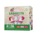 Zero-Calorie Sabrocita 6-Pack Variety Pack E8JI - Sugar-Free Fruit Flavor Cartridge Refill - Default Title