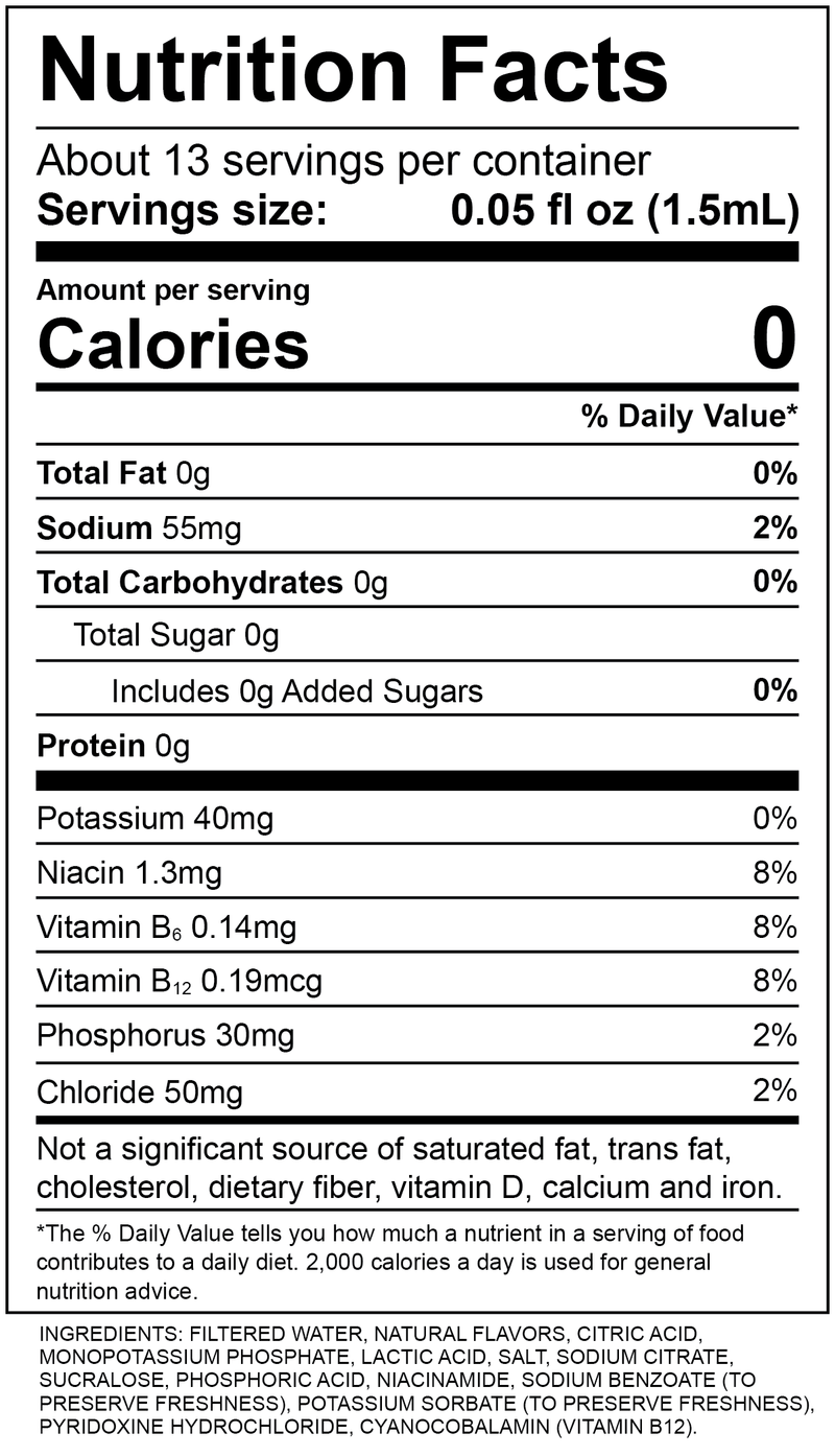 Refreshing Electrolyte FitSip Grape Berry Blast DPFR - Sugar-Free Fruit Flavor Cartridge Refill Detail