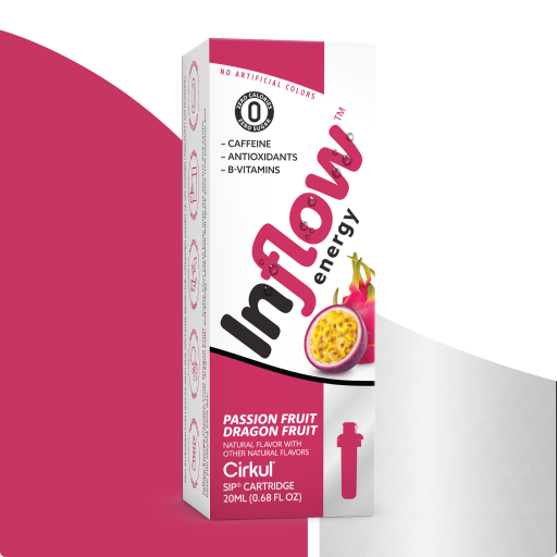 Sugar-Free Inflow Energy Passion Fruit Dragon Fruit WSDJ - Zero-Calorie Multi-Flavor Sip Pods for Water Bottle - Default Title