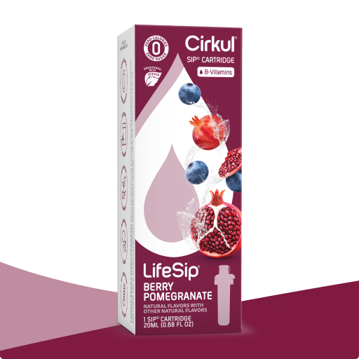 Zero-Calorie LifeSip Berry Pomegranate (Stevia) ZYW1 - Electrolyte Hydration Enhanced Taste Cartridges - Default Title